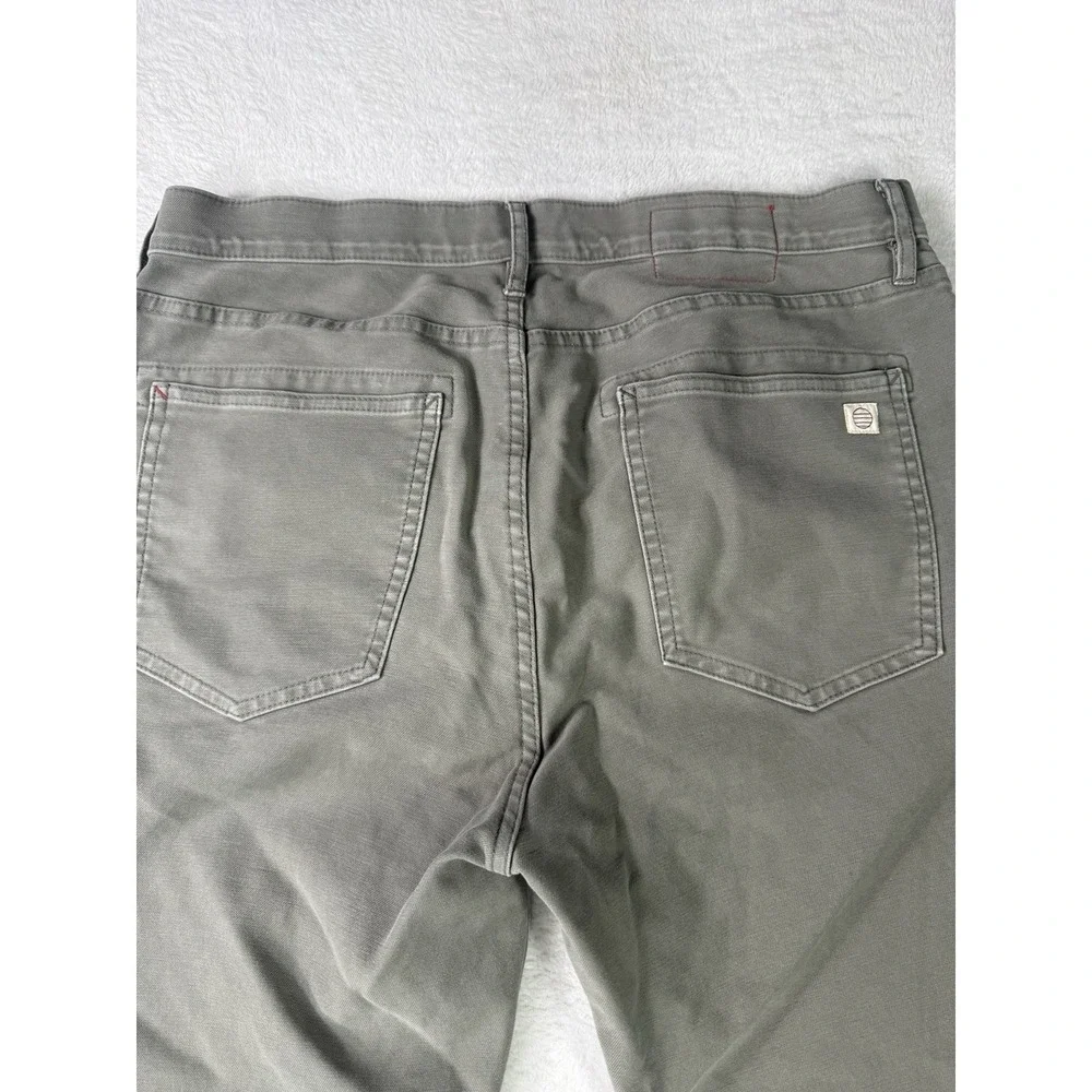 Marine Layer Original Slim 5 Pocket Twill Pants Mens 34x30 Slim Stretch - Picture 6 of 12